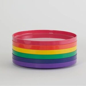 Heller Max Collection Rainbow Salad Plates – 7.5″